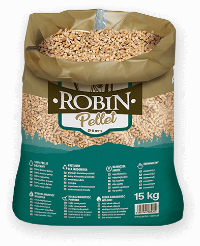 worek pelletu opałowego Robin do kupienia w Jastarni lub sklepie internetowym